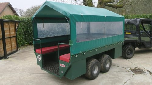 Remorque chasse - Transport 12/14 Personnes