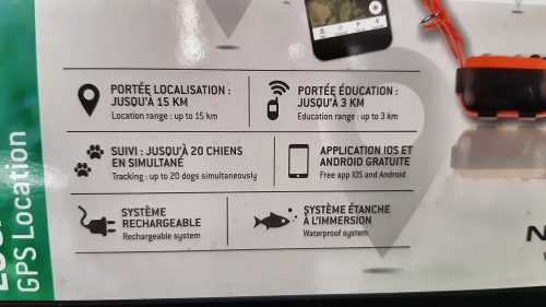 Pack Canicom GPS 2 (1 mando a distancia + 1 collar)