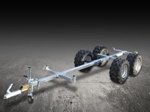 Chasis de remolque para quad de doble eje (bogie) – 1.000 kg – CRAD