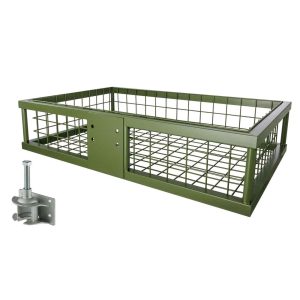 Portacaza galvanizado para enganche 89 × 58,5 × 20 cm | Robusto