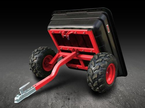 Remolque basculante de plástico para quad